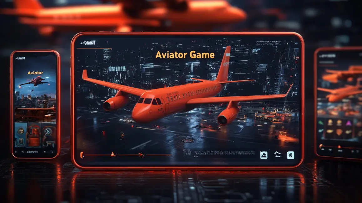 A woman in a pink dress holds a phone showing the 'Aviator Game', with a 777 slot machine nearby, blending classic casino fun with modern crash game excitement at JILIX.