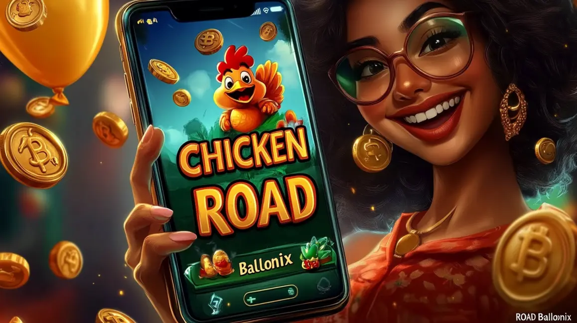 In a packed stadium, a woman holds a phone with a sports betting app, showcasing the thrilling live betting experience and instant access to odds you get with JILIX.